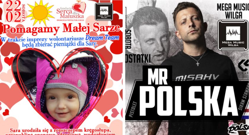 Ostatki w Mega Music i zbiórka dla małej Sary