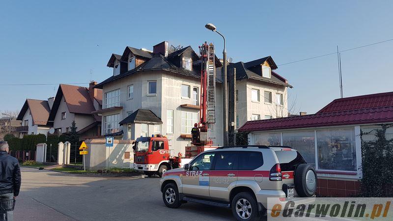 Pożar mieszkania w Garwolinie