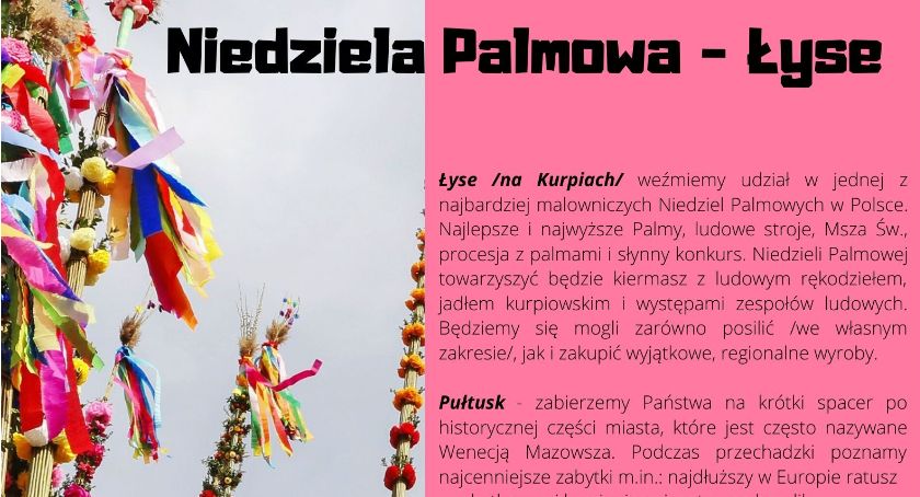 Niedziela Palmowa na Kurpiach – Wyjazd z MGOK w Pilawie