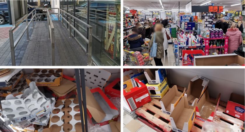 Mieszkańcy robią zapasy – Oblężenie w marketach