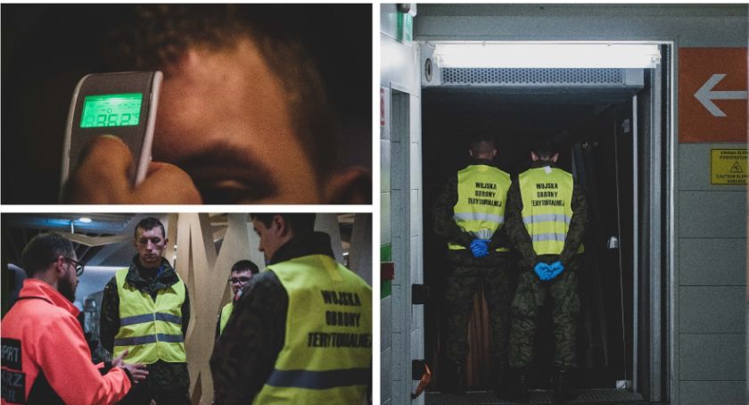 Żołnierze WOT wspierają służby lotniskowe