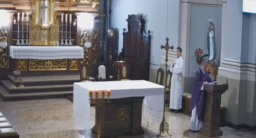 Transmisje mszy św. i nabożeństw z kolegiaty