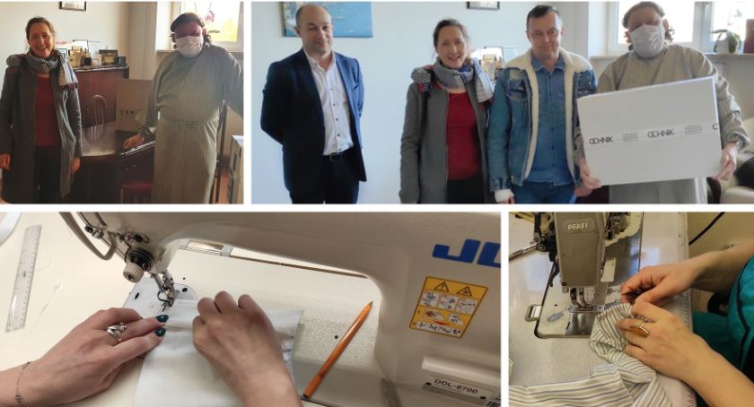 OCHNIK dla szpitala w Garwolinie – Firma uszyła fartuchy i maski ochronne