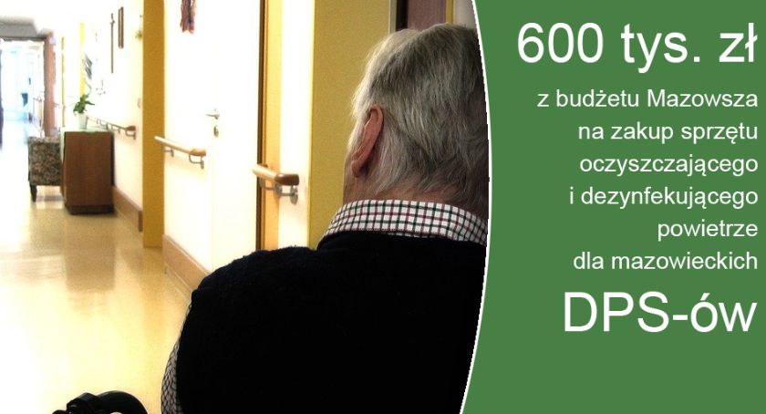 Zarząd województwa chce kupić sprzęt do dezynfekcji dla DPS-ów