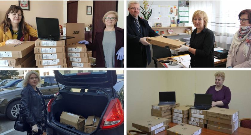 Placówki oświatowe z nowymi laptopami – Zdalna nauka trwa