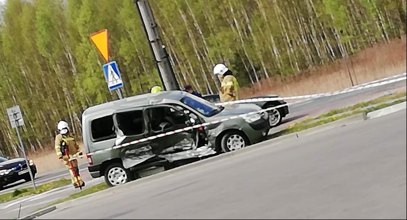 Dwie osoby poszkodowane w wypadku w Borowiu