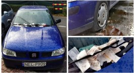 Ten seat parkuje od maja! Za wycieraczkami piętrzą się zawiadomienia 