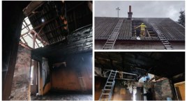 Rodzina Frączyków tuż przed Wielkanocą straciła dom w pożarze! Sołtys utworzyła zbiórkę