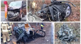 18-letni kierowca w szpitalu - Przerażający wypadek na DK 76