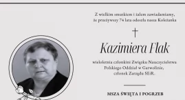 Nie żyje Kazimiera Flak - Uroczystości pogrzebowe 