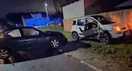 Nocna kolizja volkswagena i fiata na skrzyżowaniu w …