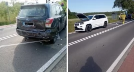Zderzenie trzech aut w Parysowie. Kierująca Jeepem u&hellip;
