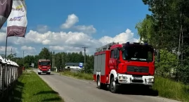 Strażacy musieli wejść przez okno