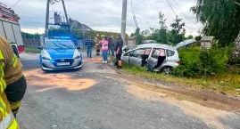 Kolizja na skrzyżowaniu w Piastowie. Kierowca hondy &hellip;