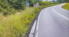 Mieszkańcy Łopacianki czekają na chodnik przy DK 76