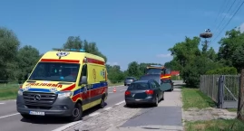 Najechanie na tył auta i mandat dla kierowcy audi