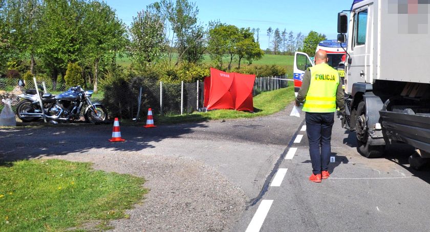 Śmiertelny wypadek w Wygodzie. Nie żyje motocyklista