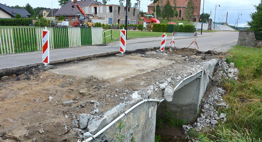 Remont mostu w Zapceniu
