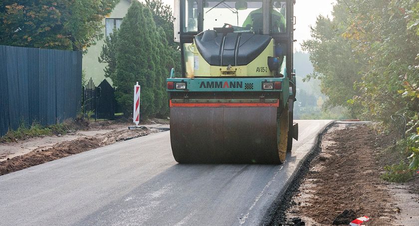 Budowa ul. Platynowej w Mąrzechowie