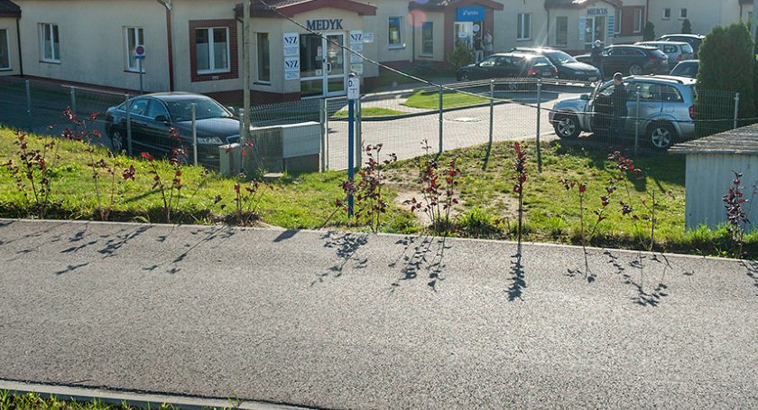 Skrót z ul. Domańskiego do przychodni przy ul. Sychty w Bytowie