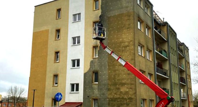 Umyto blok przy ul. Miłej w Bytowie