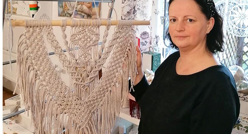 Makramy z pracowni Manualne Cuda w Studzienicach