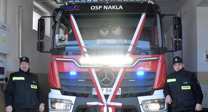 Nowy samochód strażacki dla OSP w Nakli. To nagroda za frekwencję w wyborach