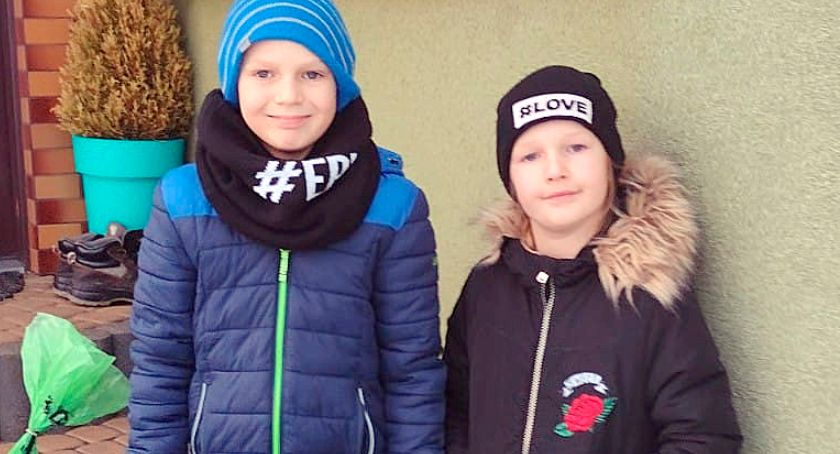 Miłosz i Lilianna Męcykowscy ze Skwieraw zebrali ponad 88 kg nakrętek