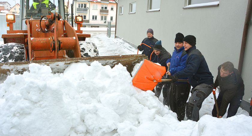 Odśnieżanie na Ziemi Bytowskiej