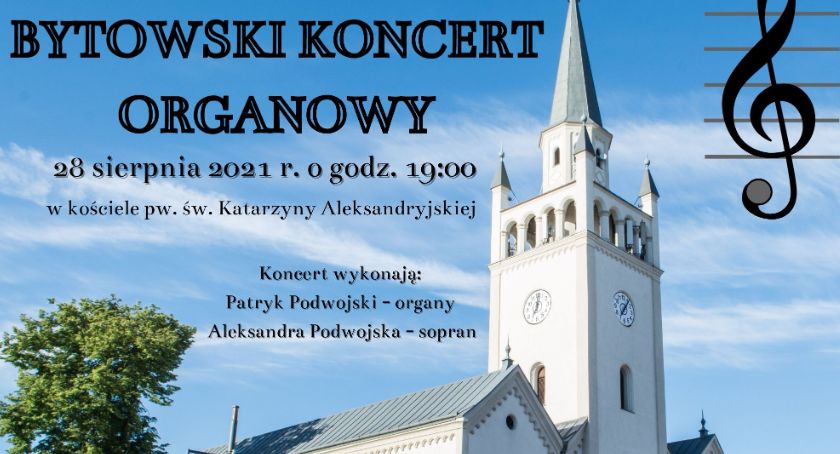 Koncert organowy w Bytowie na zakończenie wakacji