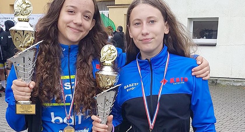 Zuzanna Merda i Amelia Łojek na drugim miejscu międzywojewódzkich mistrzostw młodzików w kolarstwie