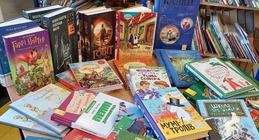 Książki w języku ukraińskim dostępne w bibliotece bytowskiej „piątki”