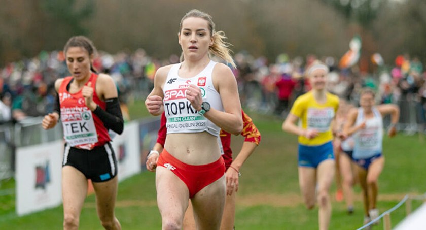 Beata Topka i Daniel Kryzel na mistrzostwach Europy w biegach przełajowych w Dublinie
