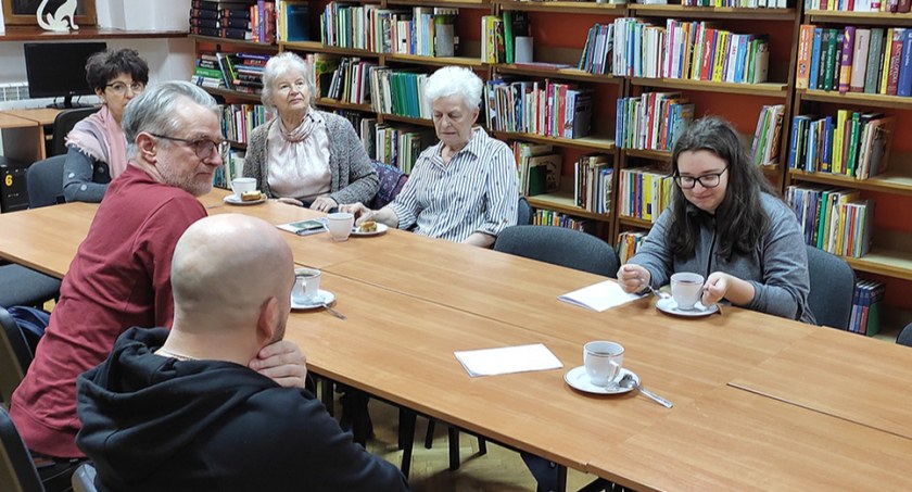Pierwsze spotkanie Klubu Literackiego „Wers” w 2022 r.