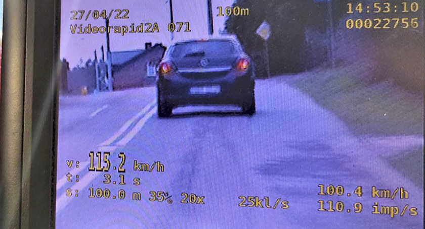 2 tys. zł za przekroczenie prędkości. Przez Jutrzenkę jechała 115 km/h