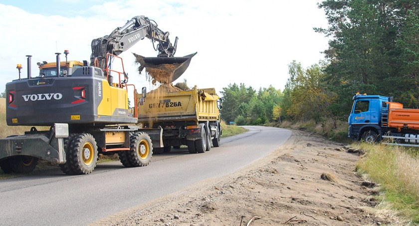 Trwa modernizacja powiatówki między Upiłką a Osusznicą