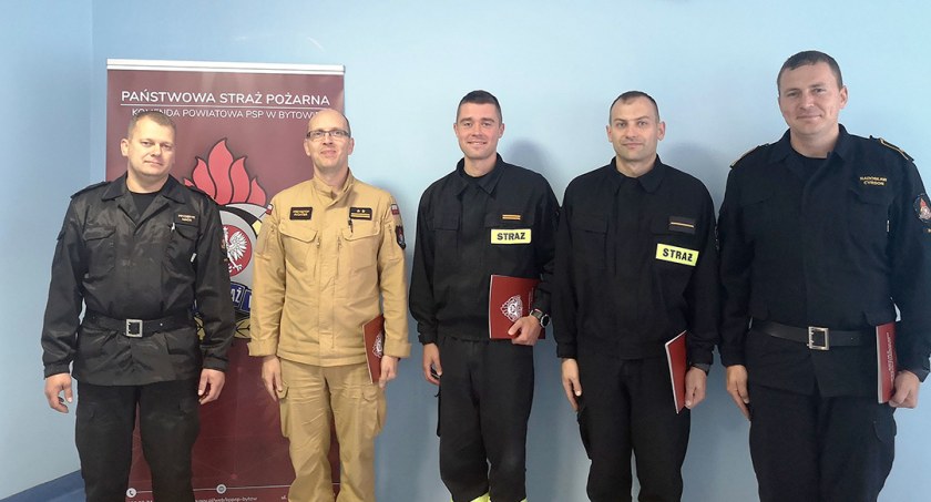 Nagrody dla bytowskich strażaków