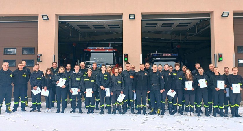 134 strażaków ochoników przeszło szkolenie podstawowe