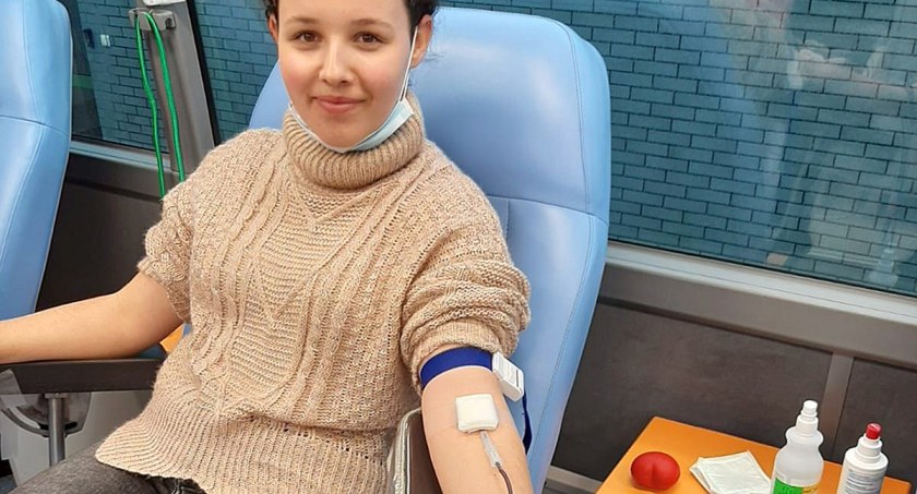 13,05 l krwi oddali uczniowie Zespołu Szkół Ekonomiczno-Usługowych. Zbiórki krwi w Tuchomiu i Bytowie
