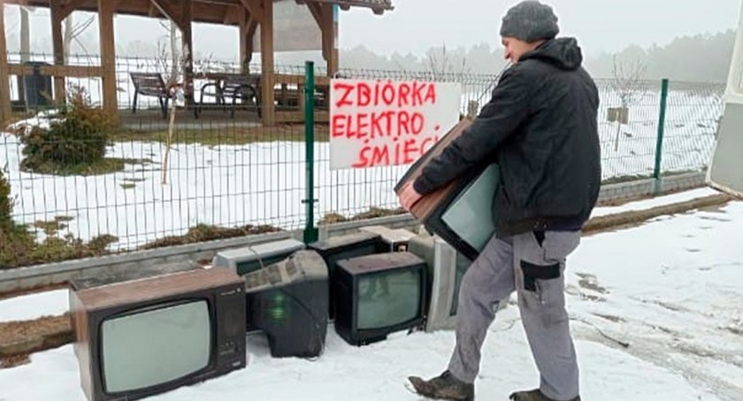Zbiórka elektrośmieci w Żukówku i Ząbinowicach