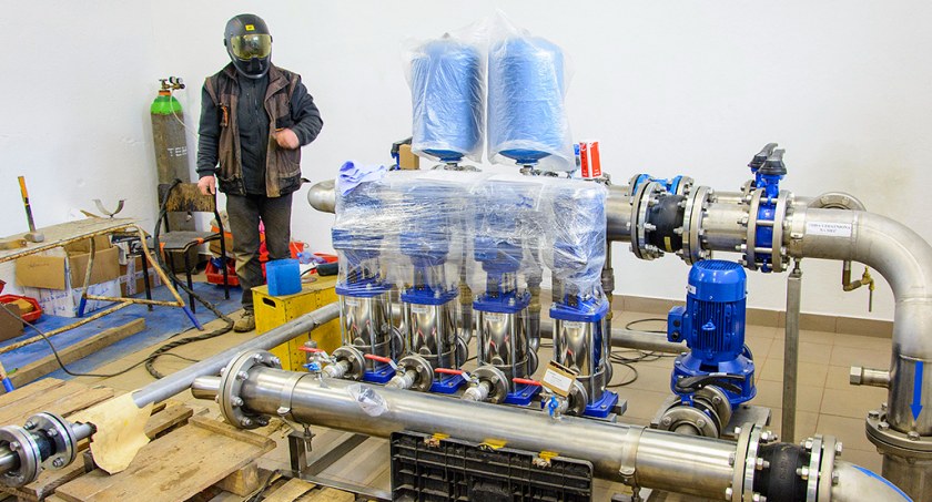 Modernizacja hydroforni w Dąbrówce zbliża się do końca