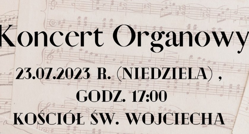 Koncert organowy w Tuchomiu