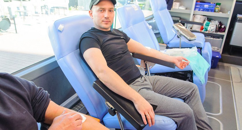 W Bytowie stanął krwiobus. Krwią podzieliło się 17 osób
