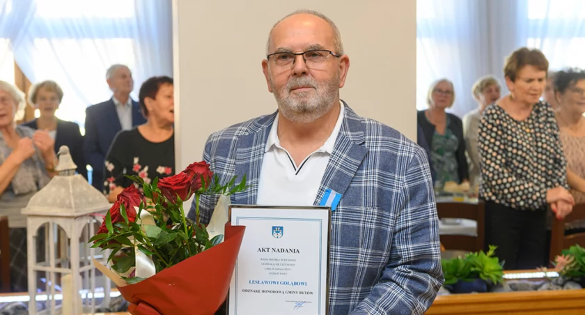 Lesław Gołąb otrzymał Honorową Odznakę Gminy Bytów