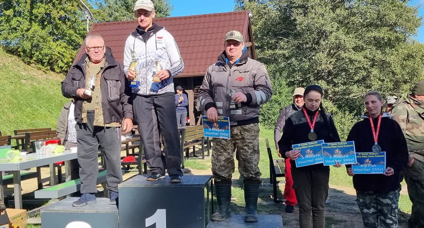 Pogoda jesienna, ale ryby na szczęście brały. Za nami zawody na Jeziorem Długim w Tuchomku