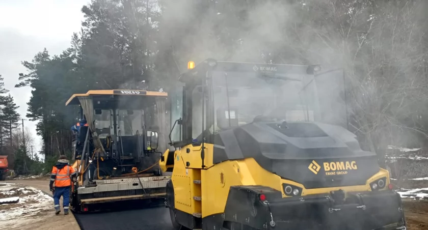 Pod koniec 2023 r. zakończono przebudowę drogi do Wierzchociny