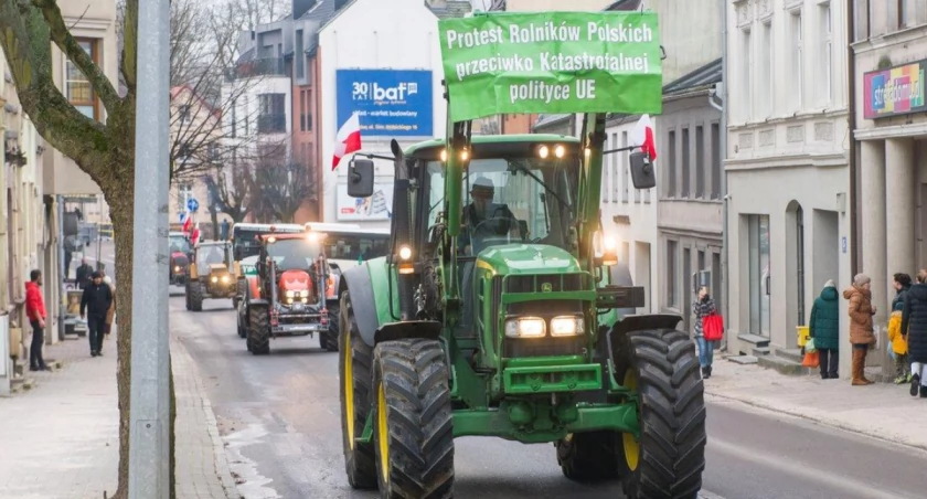 20 lutego kolejny protest rolników. Którymi ulicami w Bytowie pojadą?
