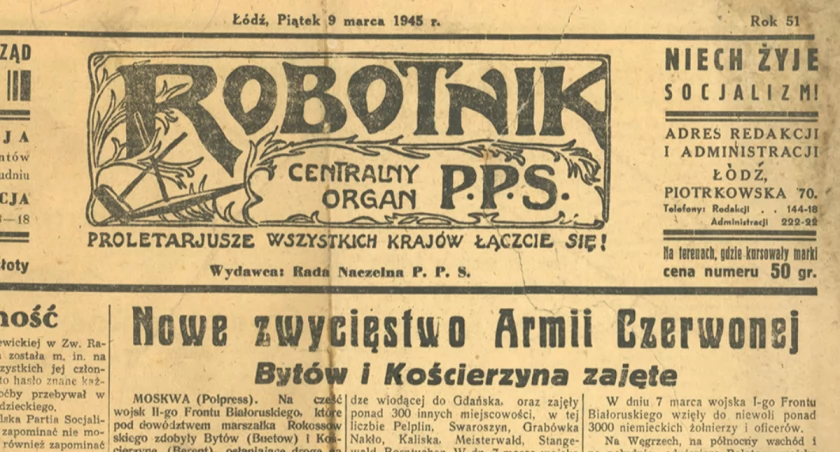 8 marca przypada kolejna rocznica wejścia wojsk radzieckich do Bytowa