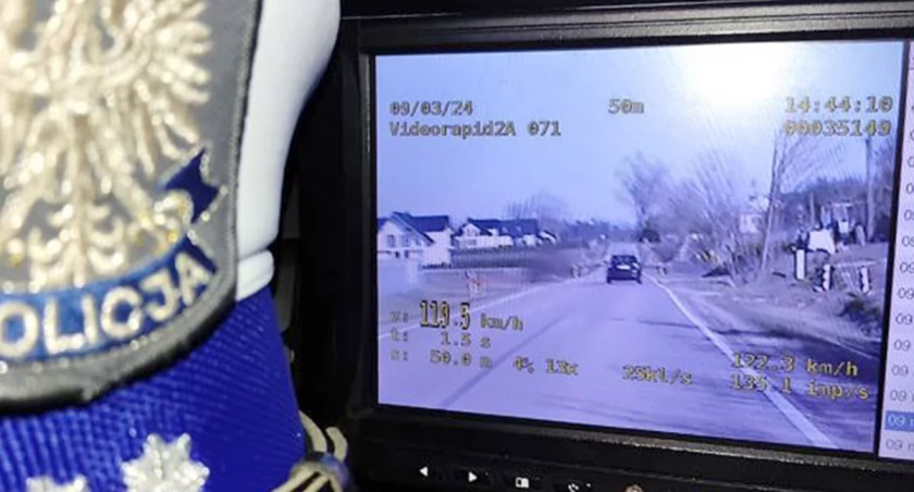 Rekordzista przekroczył prędkość o 79 km/h. Policja apeluje o rozwagę