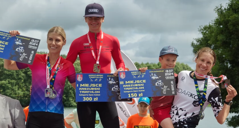 Kaszubski Triathlon. Kolarze mocni także w wieloboju